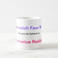 Tasse de café de nouvelles de Faux