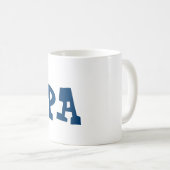 Tasse de café de "PA" (Devant droit)