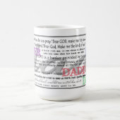 Tasse de café de papa avec des citations (Centre)
