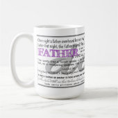 Tasse de café de papa avec des citations (Gauche)