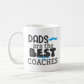 Tasse de café de papa d'entraîneur du football de (Gauche)