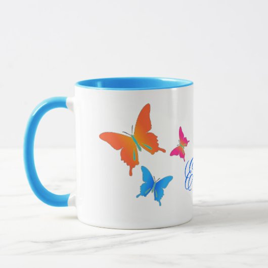 Tasse de café de papillon (Gauche)