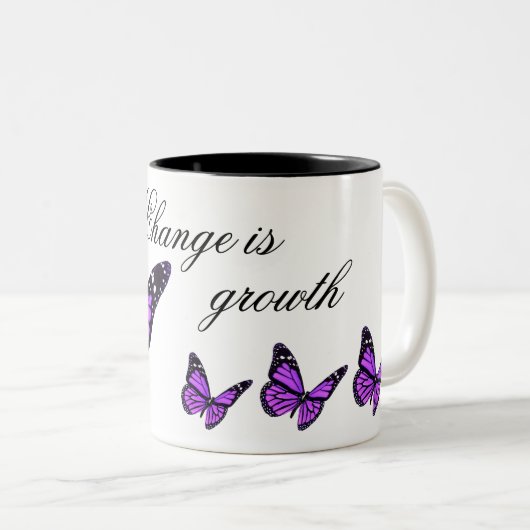 Tasse de café de papillon d'orchidée (Devant droit)