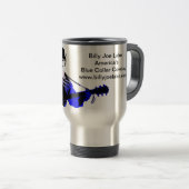 Tasse de café de patriote de collier bleu de lac (Devant droit)