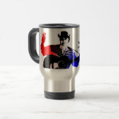 Tasse de café de patriote de collier bleu de lac (Devant gauche)