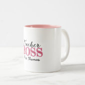 Tasse de café de patron de professeur (Devant droit)