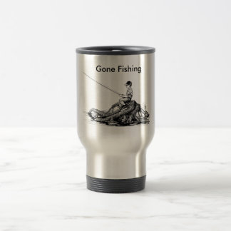 Tasse de café de pêche allée
