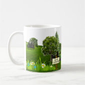 Tasse de café de pêche allée, tasse (Gauche)