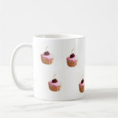 Tasse de café de petits gâteaux de cerise (Gauche)