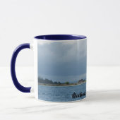 Tasse de café de phare d'île de Mackinac, Michigan (Gauche)