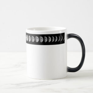 Tasse de café de phase de lune
