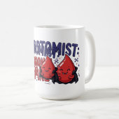 Tasse de café de phlébotomiste vampire professionn (Devant droit)