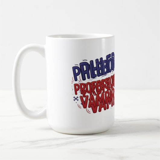 Tasse de café de phlébotomiste vampire professionn (Gauche)