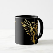 Tasse de café de Phoenix d'or (Devant droit)