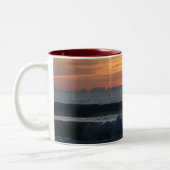 Tasse de café de photo couleur de lever de soleil (Gauche)