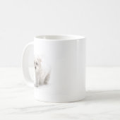Tasse de café de photo de Bichon Frise (Devant gauche)