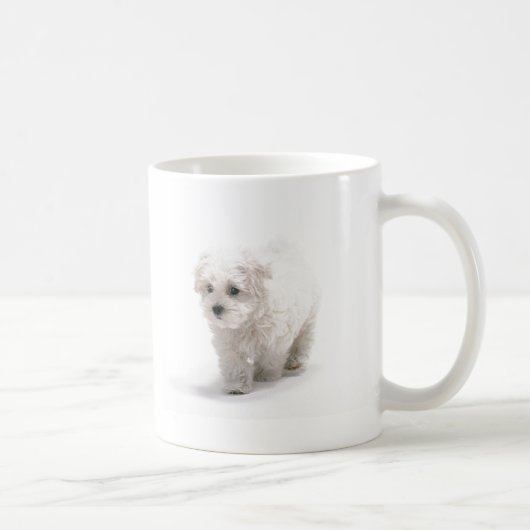 Tasse de café de photo de Bichon Frise (Droite)