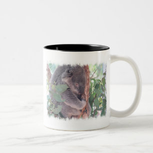 Tasse de café de photo de koala