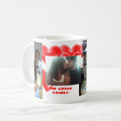 Tasse de café de photo de Personlized (Devant gauche)
