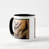 Tasse de café de photo de tigre (Devant gauche)