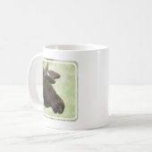 Tasse de café de photo d'orignaux (Devant gauche)