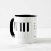Tasse de café de piano (Devant gauche)