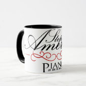 Tasse de café de piano de Stephenie Amerson (Devant gauche)