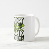 Tasse de café de pickleball drôle Ne me dinke pas (Devant droit)