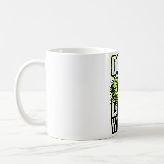 Tasse de café de pickleball drôle Ne me dinke pas (Gauche)