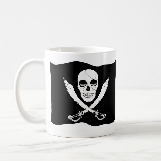 Tasse de café de pirate - bilatérale (Gauche)