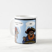 Tasse de café de pirate de grammaire (Devant gauche)