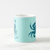Tasse de café de plage au crabe bleu (Centre)