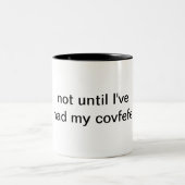 Tasse de café de plaisanterie de Covfefe (Centre)