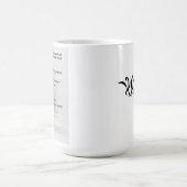 Tasse de café de poésie (Centre)