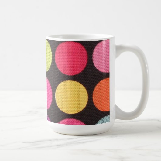 Tasse de café de point de polka (Droite)