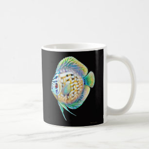 Tasse de café de poissons d'aquarium de disque