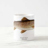 Tasse de café de poissons de truite Brown (Centre)