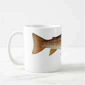 Tasse de café de poissons de truite Brown (Gauche)