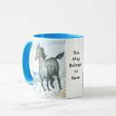 Tasse de café de poney de Personalisable Connemara (Devant gauche)
