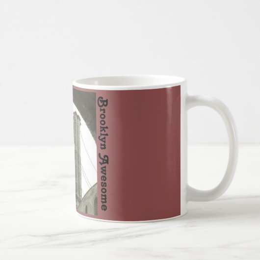 Tasse de café de pont de Brooklyn (Droite)