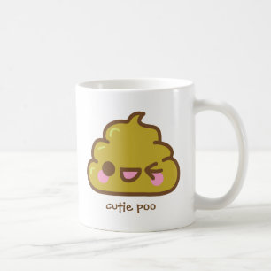 tasse de café de poo de cutie