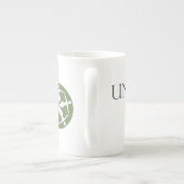 Tasse de café de porcelaine tendre d'UWSV (Dos)