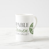 Tasse de café de porcelaine tendre d'UWSV (Devant droit)