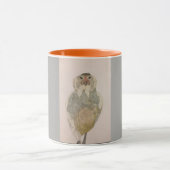 tasse de café de poulet d'aquarelle "d'egger de (Centre)