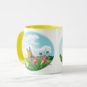 Tasse de café de pré de papillon de KRW (Devant gauche)