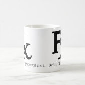 Tasse de café de prescription de matin (Centre)