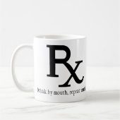 Tasse de café de prescription de matin (Gauche)