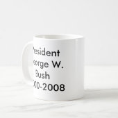 Tasse de café de président Bush (Devant gauche)