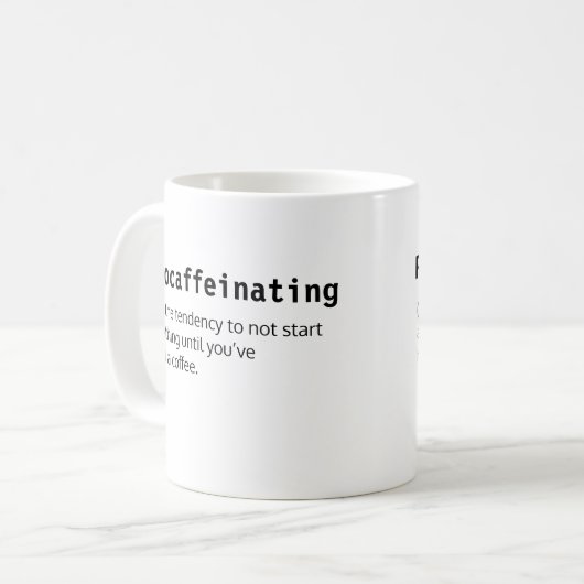 Tasse de café de Procaffeinating (Devant gauche)