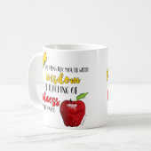 Tasse de café de professeur des proverbes 31 (Devant gauche)